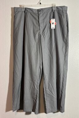 Cider NWT Plus Size 4XL Gray Wide Leg Trousers Pants Office Professional Neutral